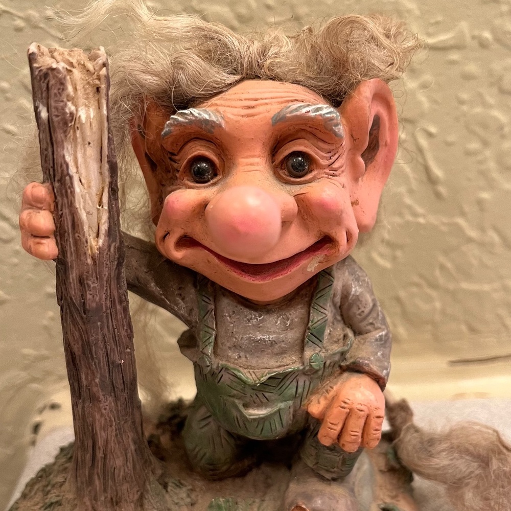 Nord Suvenir troll. Rare, Vintage Norwegian Troll, Collectible Figurine